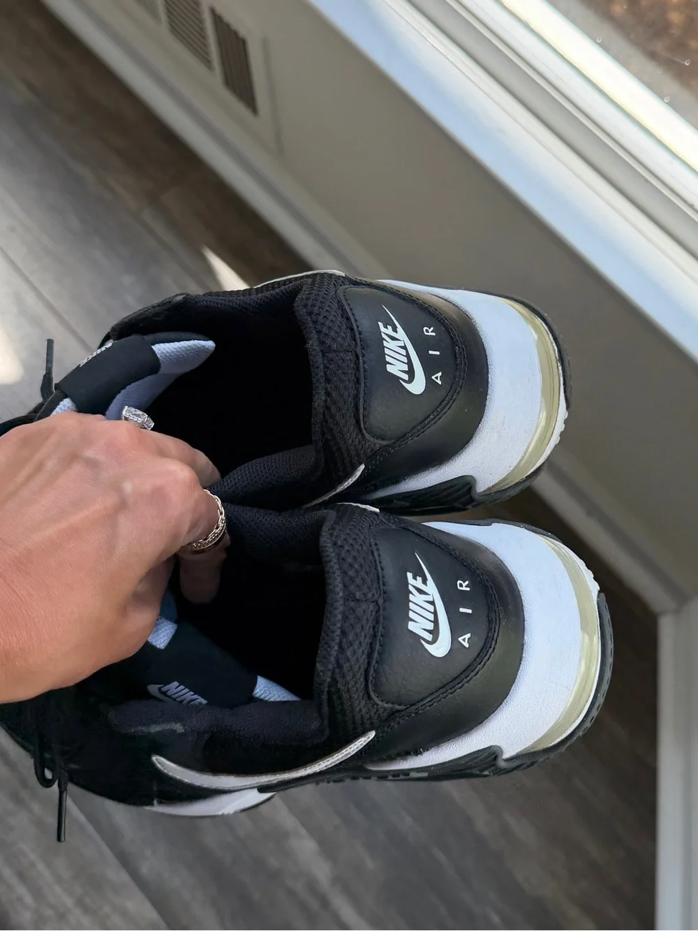 Nike Air Max Excee Shoes (BLACK/WHITE-DARK GREY) 10.5